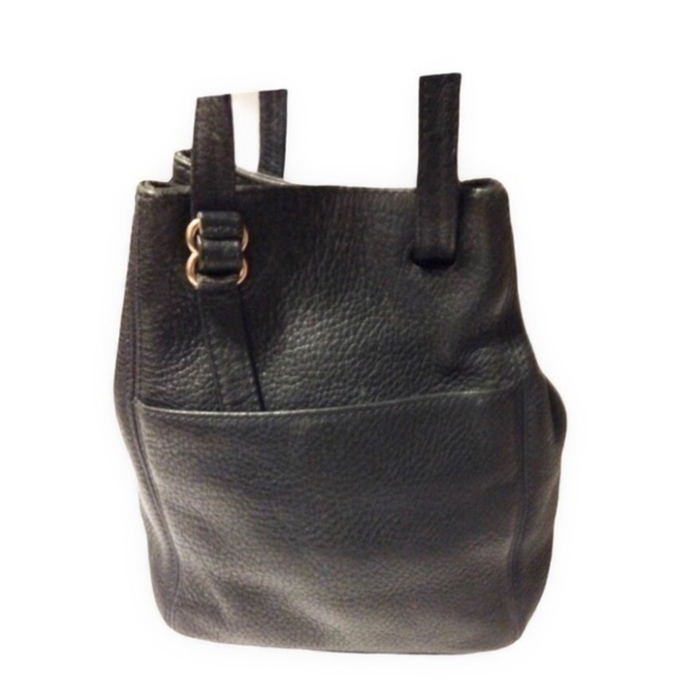 Coach vintage leather Sonoma 4923 blue bucket bag